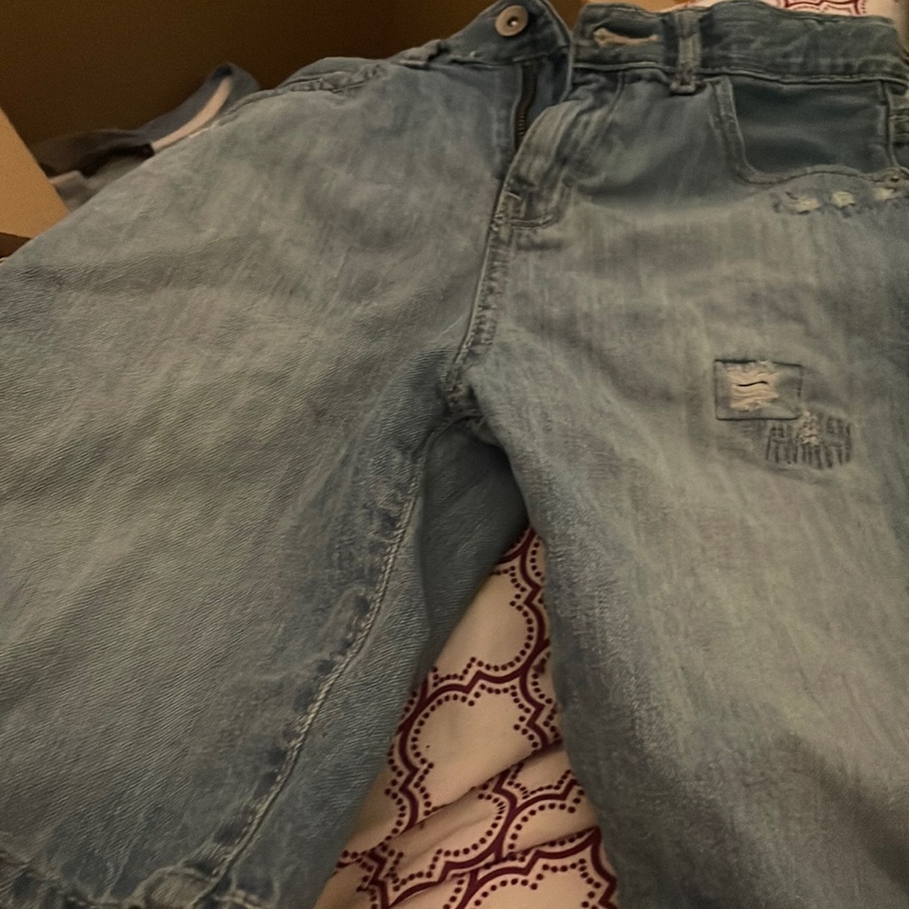denim shorts